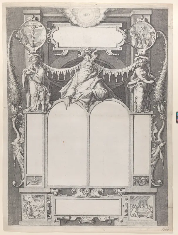 Moses with the Tables of the Law Wall Art by Jacques de Gheyn II - High-Resolution Digital Print