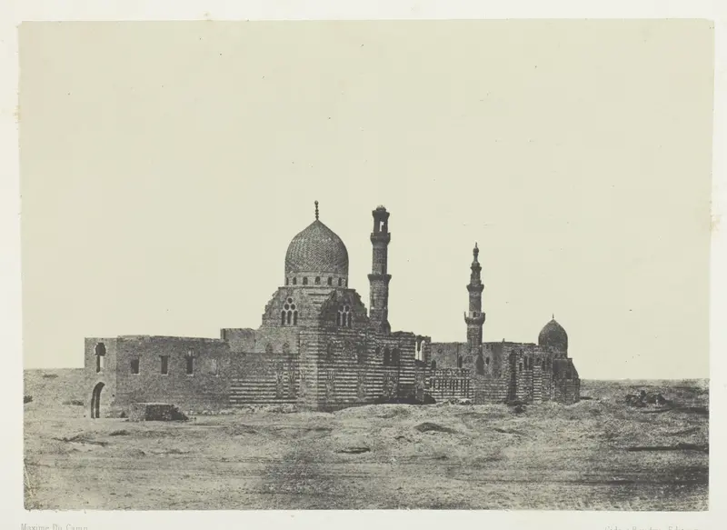Mosquée et Tombeau des Ayoubites, Le Kaire, plate 6 from the album "Egypte, Nubie, Palestine et Syrie" (1852)