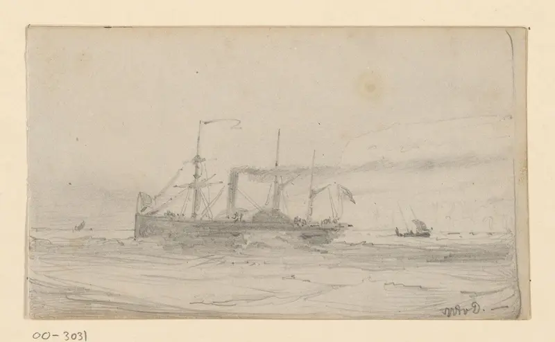 Motorschip Wall Art by Willem Anthonie van Deventer - High-Resolution Digital Print