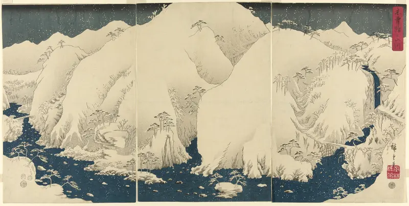 Mountain and River on the Kiso Road (Kisoji no yamakawa)