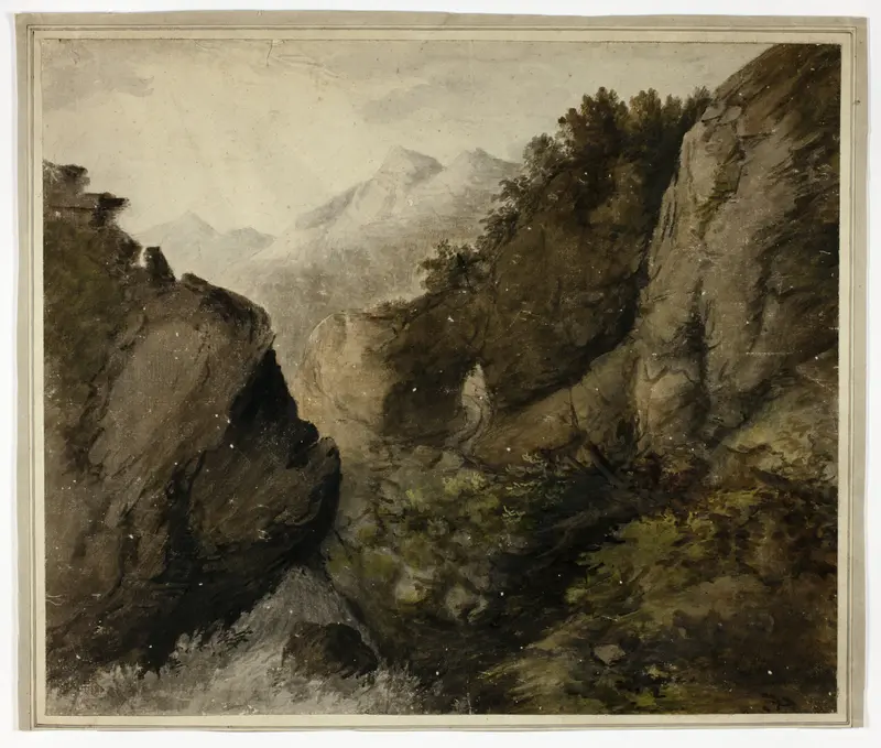 Mountain Landscape Wall Art by Unknown artist - High-Resolution Digital Print