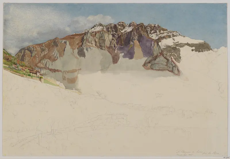 Mountainous Landscape in Italy : "Il Resegone" Wall Art by Frank Randal - High-Resolution Digital Print