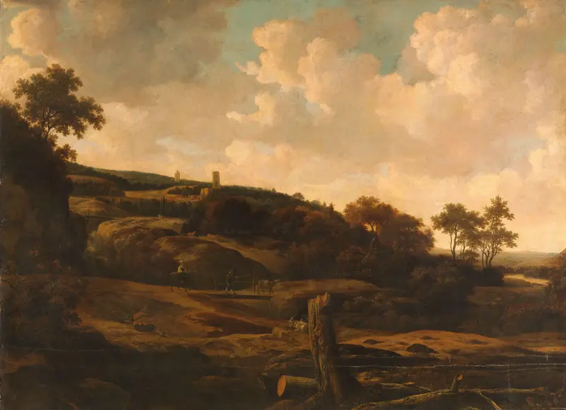 Mountainous Landscape with a Ruin Wall Art by Unknown - High-Resolution Digital Print