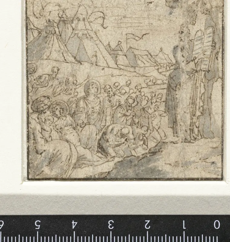 Mozes toont de tafelen der wet Wall Art by anonymous - High-Resolution Digital Print