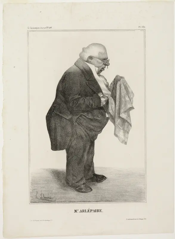Mr. Arlépaire.., plate 280 from Célébrités de la Caricature