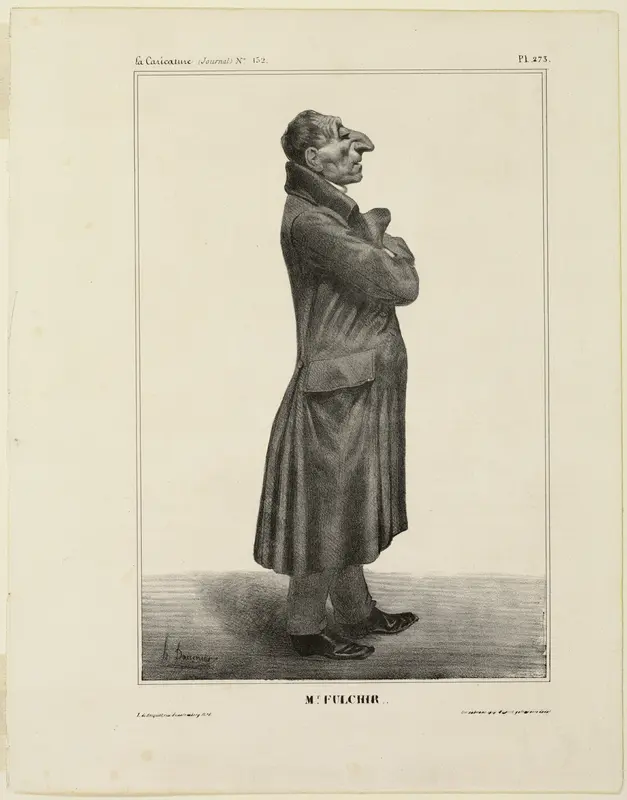 Mr. Fulchir.., plate 273 from Célébrités de la Caricature