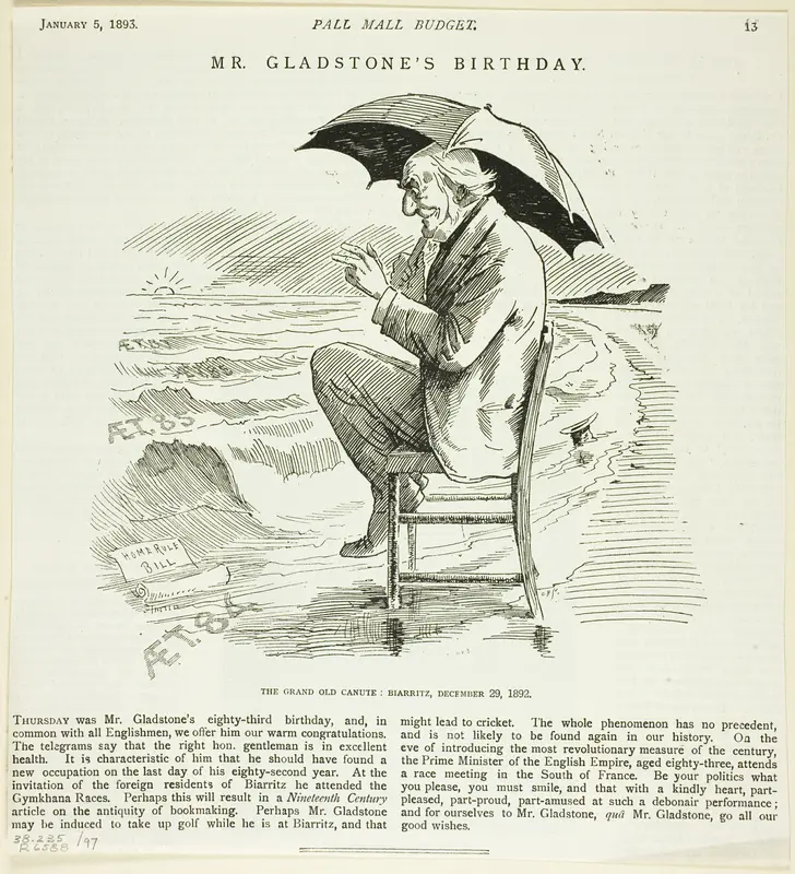 Mr. Gladstone's Birthday, from the Pall Mall Budget