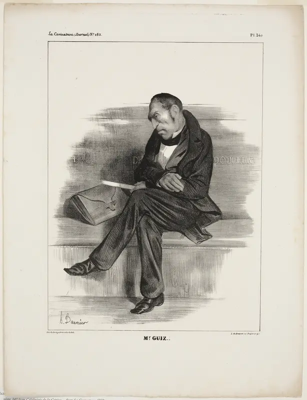 Mr. Guiz.., plate 340 from Célébrités de la Caricature