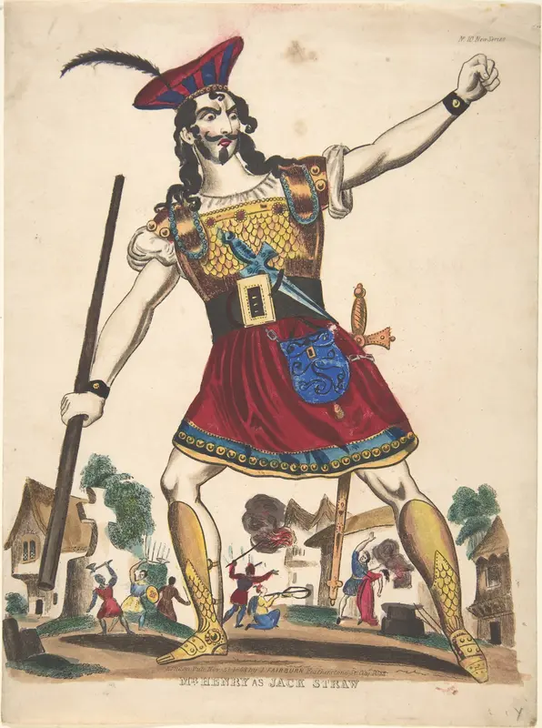 Mr. Henry as Jack Straw Wall Art by Anonymous, British, 19th century - High-Resolution Digital Print