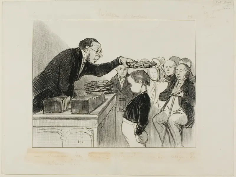 Mr. Jean-Joseph-Chaboulard... first prize for good health!, plate 28 from Professeurs et Moutards