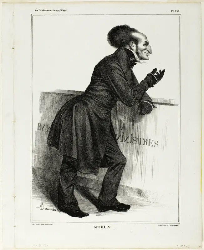 Mr. Joliv...., plate 346 from Célébrités de la Caricature