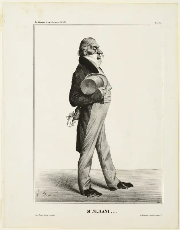 Mr. Sébast ...., plate 281 from Célébrités de la Caricature