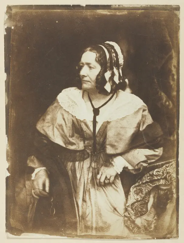 Mrs. Anna Brownell Jameson Wall Art by David Octavius Hill - High-Resolution Digital Print