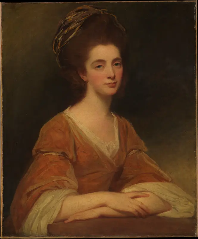 Mrs. Charles Frederick (Martha Rigden, died 1794) Wall Art by George Romney - High-Resolution Digital Print