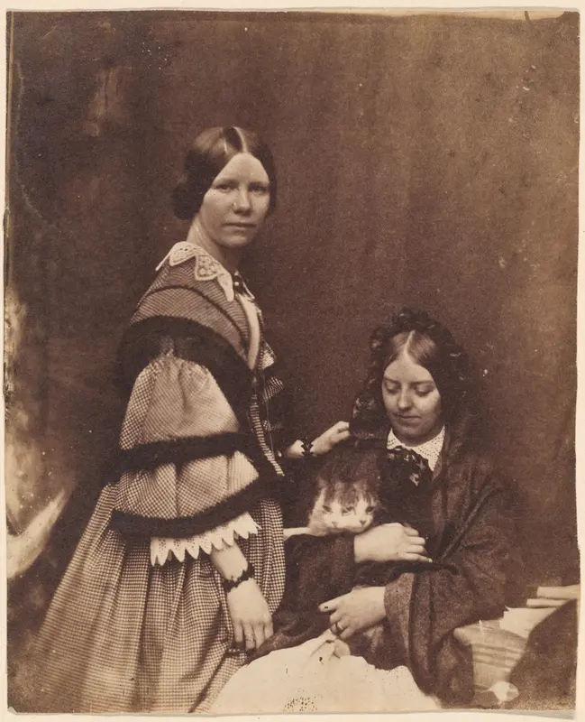 Mrs. Craik Holding Cat Wall Art by Benjamin Mulock - High-Resolution Digital Print