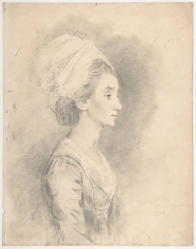 Mrs. Downman, sister-in-law of the artist Wall Art by John Downman - High-Resolution Digital Print
