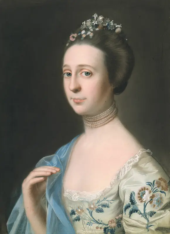 Mrs. Henry Hill (Anna Barrett) Wall Art by John Singleton Copley - High-Resolution Digital Print