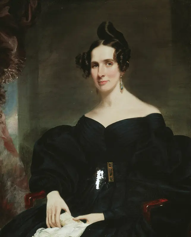 Mrs. James Mackie Wall Art by Samuel Lovett Waldo - High-Resolution Digital Print