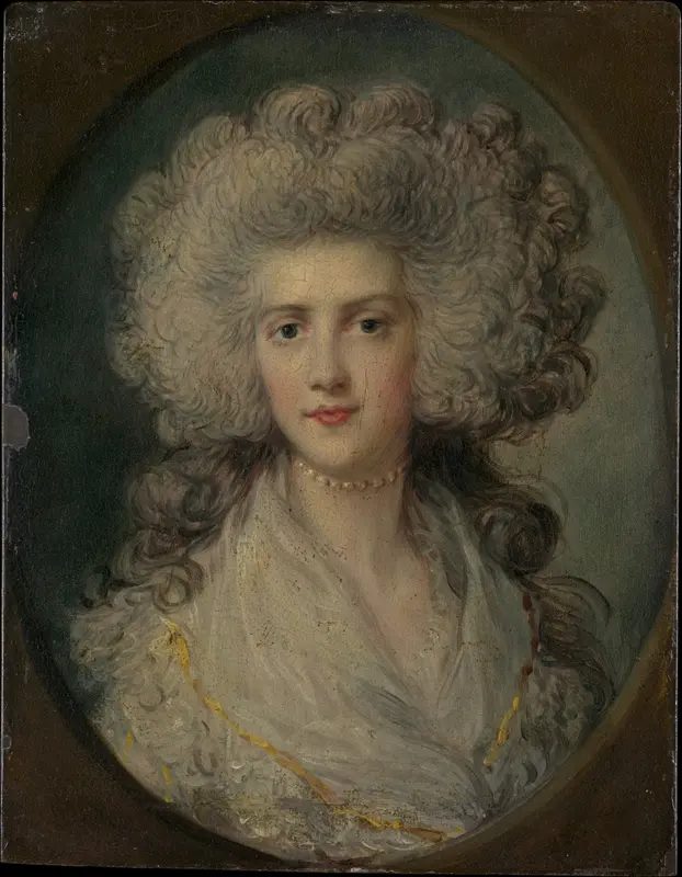 Mrs. John Puget (Catherine Hawkins) Wall Art by Richard Gainsborough Dupont - High-Resolution Digital Print