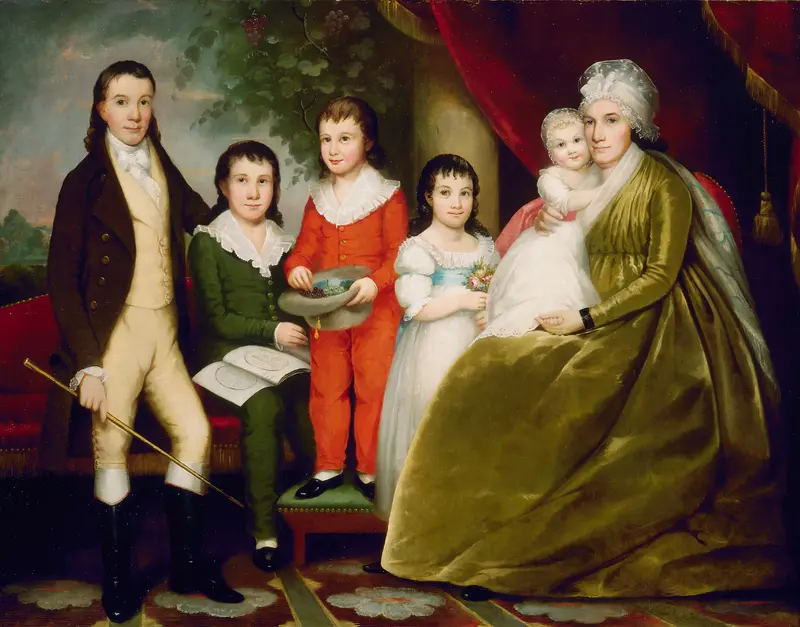 Mrs. Noah Smith and Family