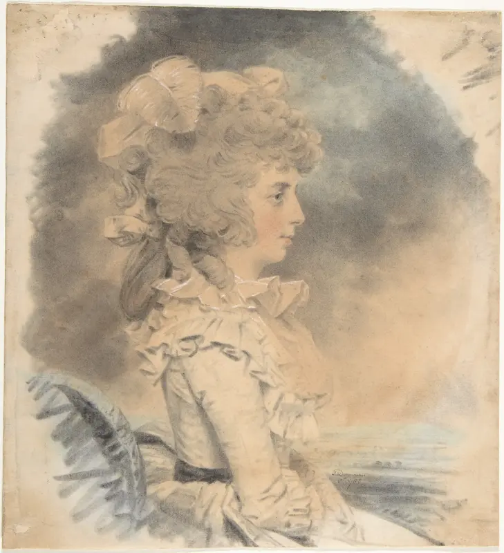 Mrs. Palmer Wall Art by John Downman - High-Resolution Digital Print