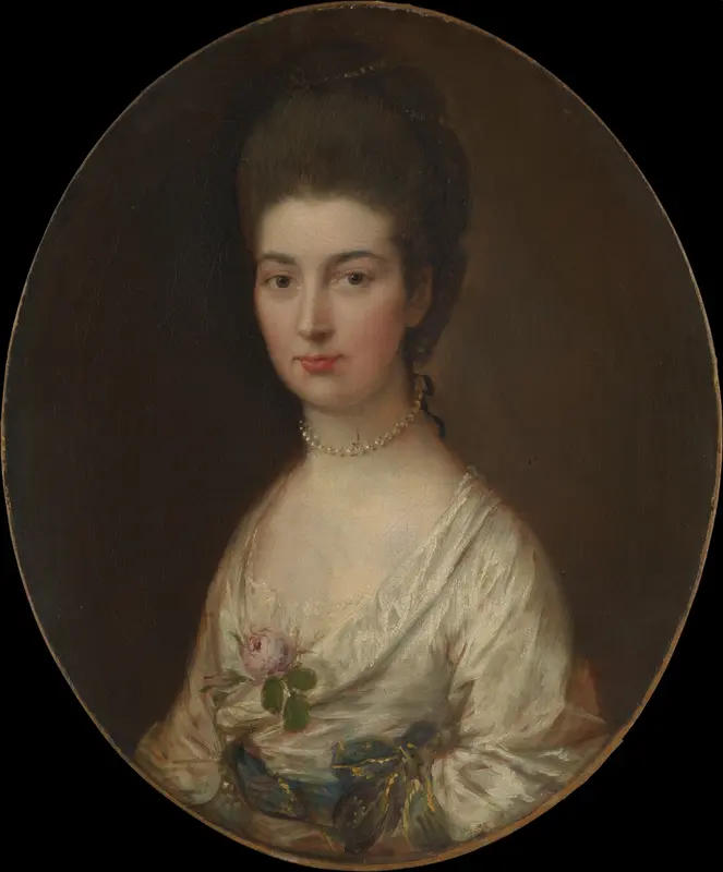 Mrs. Ralph Izard (Alice De Lancey, 1746/47–1832) Wall Art by Thomas Gainsborough - High-Resolution Digital Print