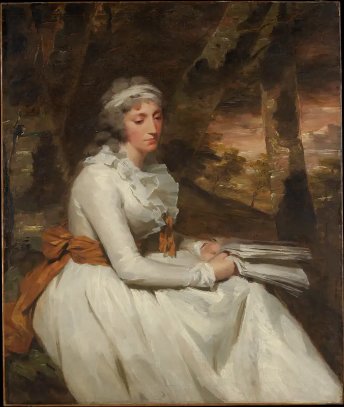 Mrs. Richard Alexander Oswald (Louisa Johnston, ?born about 1760, died 1797) Wall Art by Sir Henry Raeburn - High-Resolution Digital Print