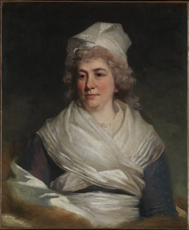 Mrs. Richard Bache (Sarah Franklin, 1743–1808) Wall Art by John Hoppner - High-Resolution Digital Print
