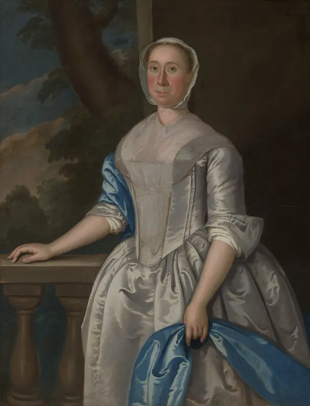 Mrs. Thomas Sprigg Wall Art by John Hesselius - High-Resolution Digital Print