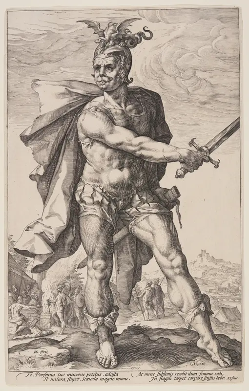 Mucius Scaevola, from The Roman Heroes