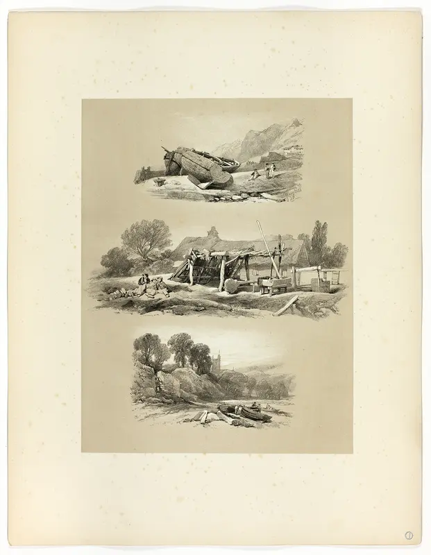 Mumbles, from Picturesque Selections Wall Art by James Duffield Harding - High-Resolution Digital Print