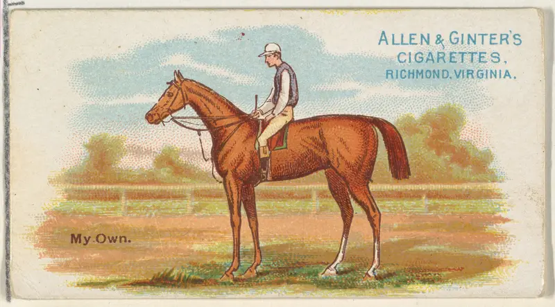 My Own, from The World's Racers series (N32) for Allen & Ginter Cigarettes Wall Art by Allen & Ginter - High-Resolution Digital Print