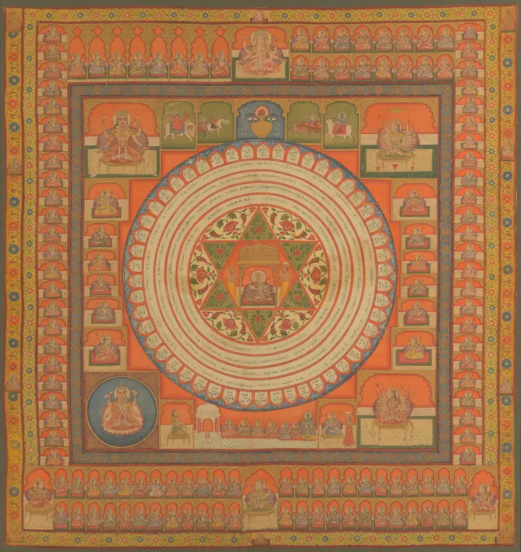 Mystical Diagram (Yantra) Wall Art by Unknown - High-Resolution Digital Print