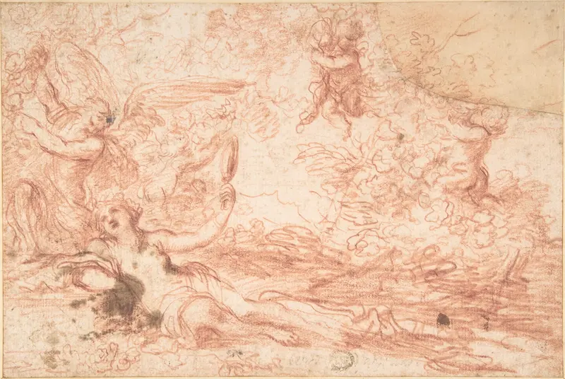 Mythological Scene Wall Art by Anonymous, Italian, Bolognese, 17th century - High-Resolution Digital Print