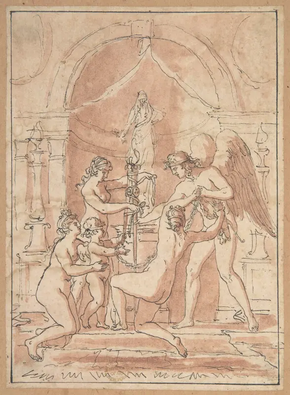 Mythological Subject Wall Art by Anonymous, Italian, 19th century - High-Resolution Digital Print