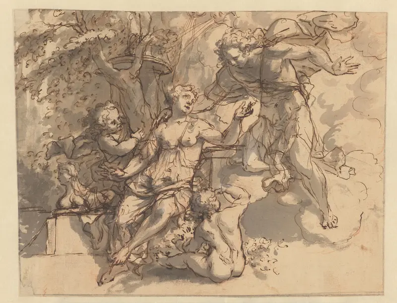 Mythologische of allegorische voorstelling Wall Art by Unknown - High-Resolution Digital Print