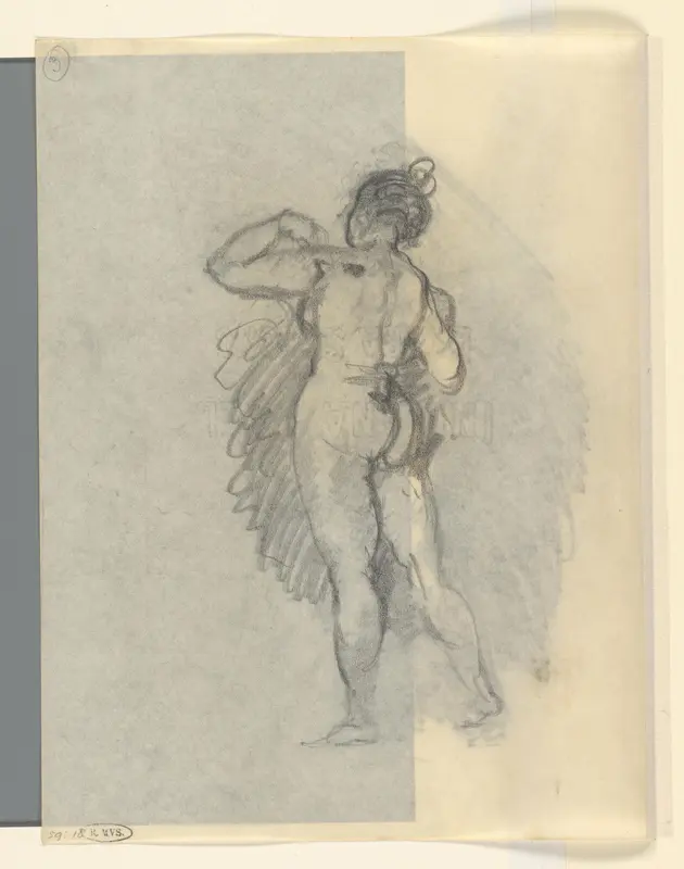Naakte vrouw, op de rug gezien Wall Art by Charles Conder - High-Resolution Digital Print