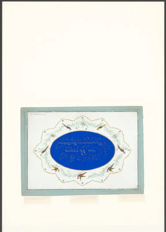 Naambord burgemeester Gerlach Cornelis Joannes van Reenen Wall Art by anonymous - High-Resolution Digital Print