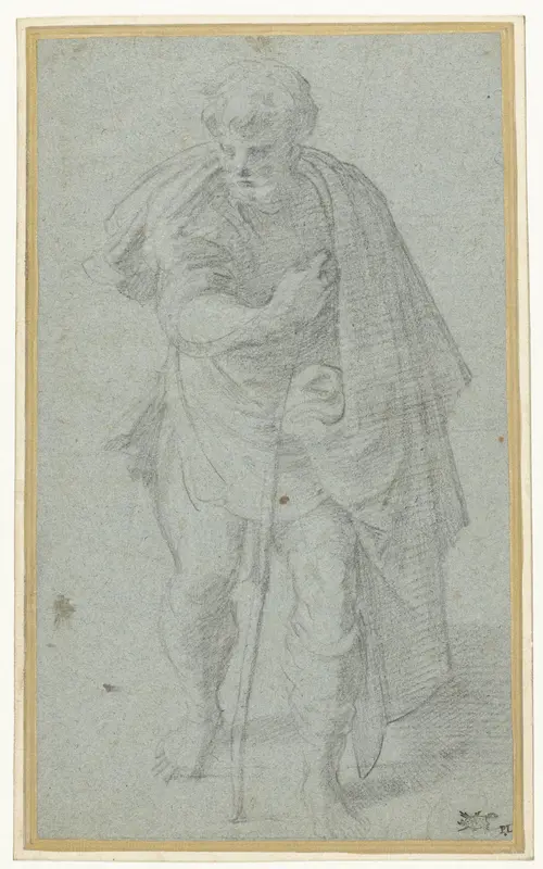 Naar voren lopende man Wall Art by Parmigianino - High-Resolution Digital Print