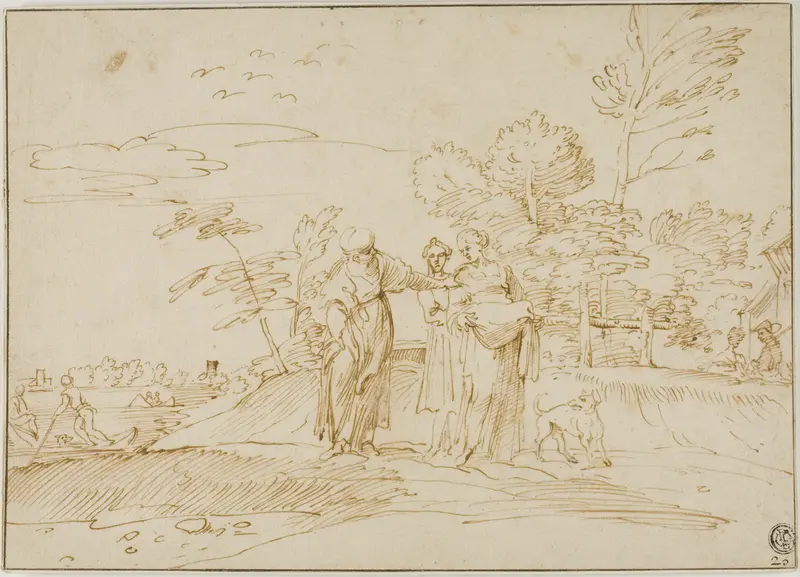 Naomi Counseling Ruth Near the Farm of Boaz