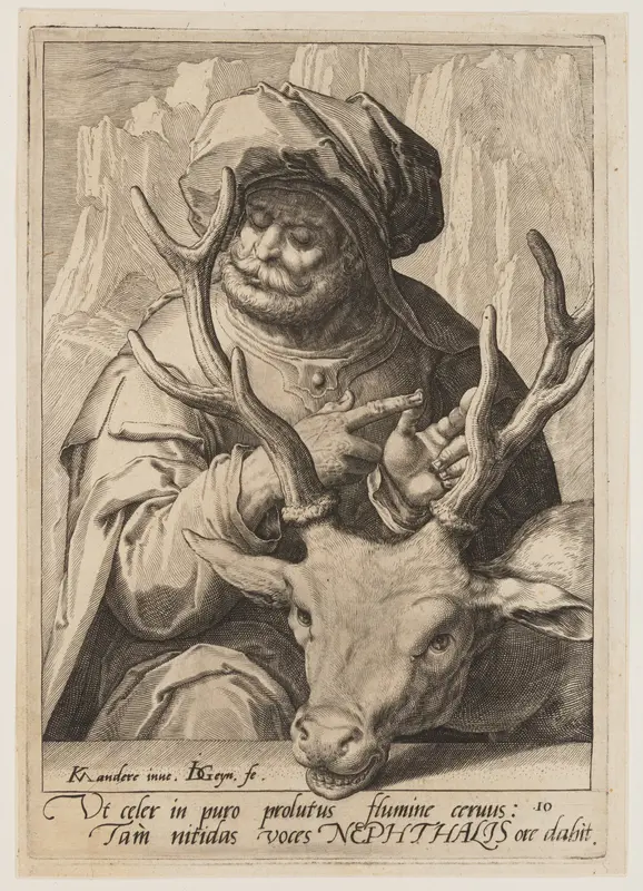 Naphthali, from The Twelve Sons of Jacob Wall Art by Jacob de Gheyn, II - High-Resolution Digital Print