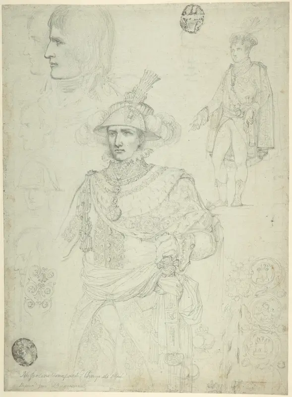 Napoleon Bonaparte at the Champ de Mai, June 1, 1815 Wall Art by Jean Démosthène Dugourc - High-Resolution Digital Print