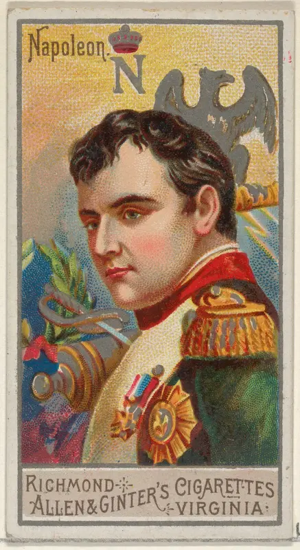 Napoleon Bonaparte, from the Great Generals series (N15) for Allen & Ginter Cigarettes Brands Wall Art by Allen & Ginter - High-Resolution Digital Print