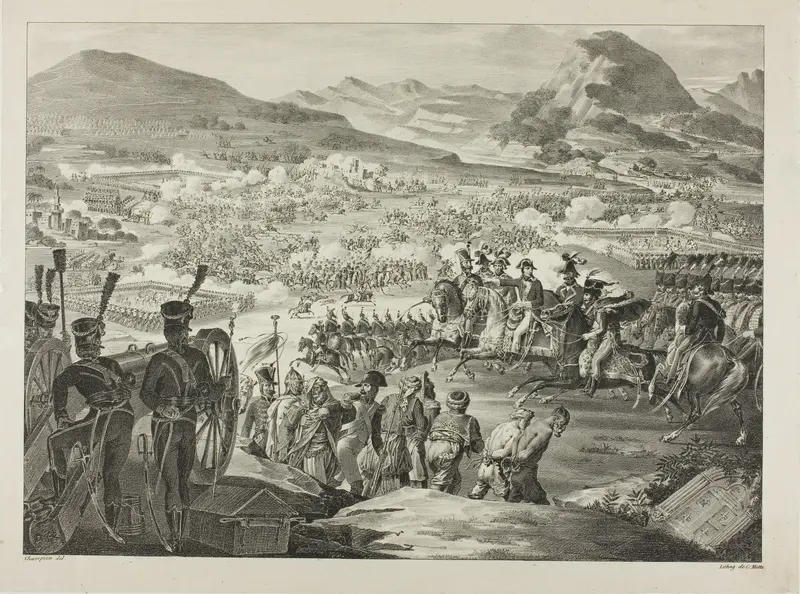 Napoleon in Battle, from The Political and Military Life of Napoleon Wall Art by A. Champion - High-Resolution Digital Print