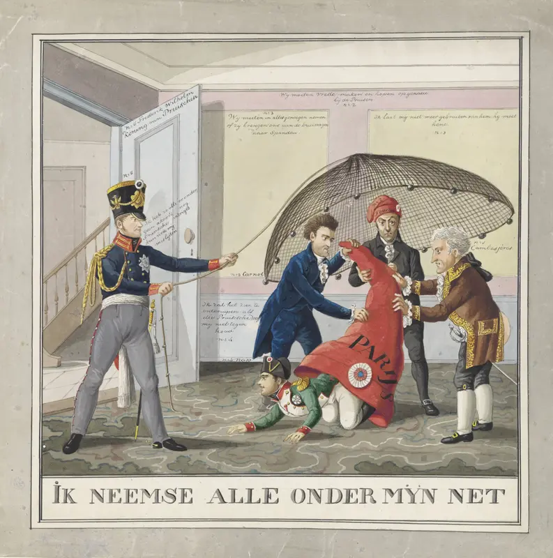 Napoleon in de Jacobijnenmuts, 1815 Wall Art by Wijnand Esser - High-Resolution Digital Print