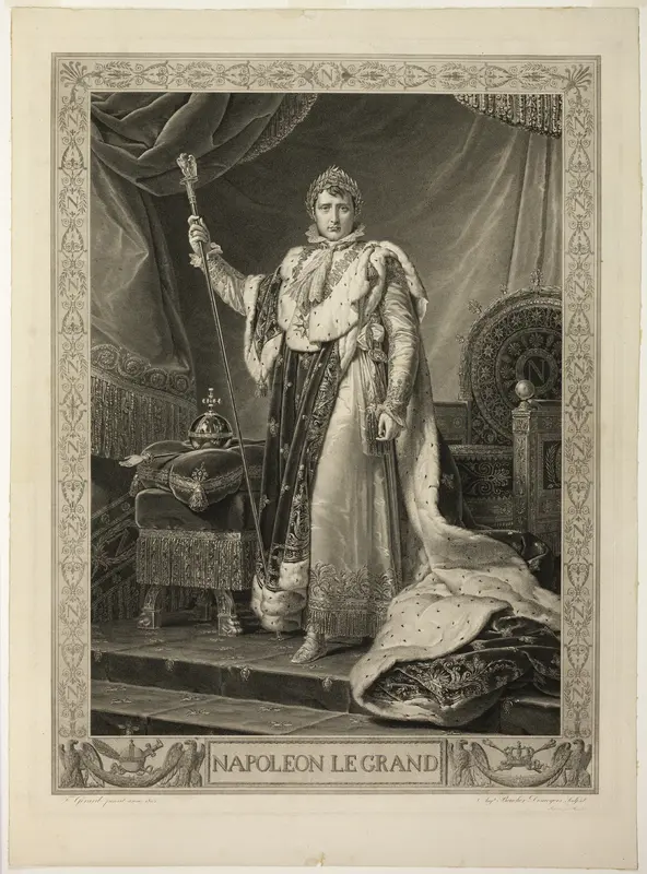 Napoleon the Great Wall Art by Auguste Gaspard Louis Boucher Desnoyers - High-Resolution Digital Print
