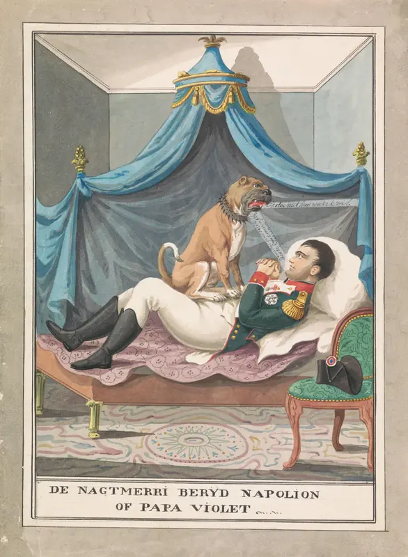 Napoleons Engelse nachtmerrie, 1813 Wall Art by Unknown - High-Resolution Digital Print