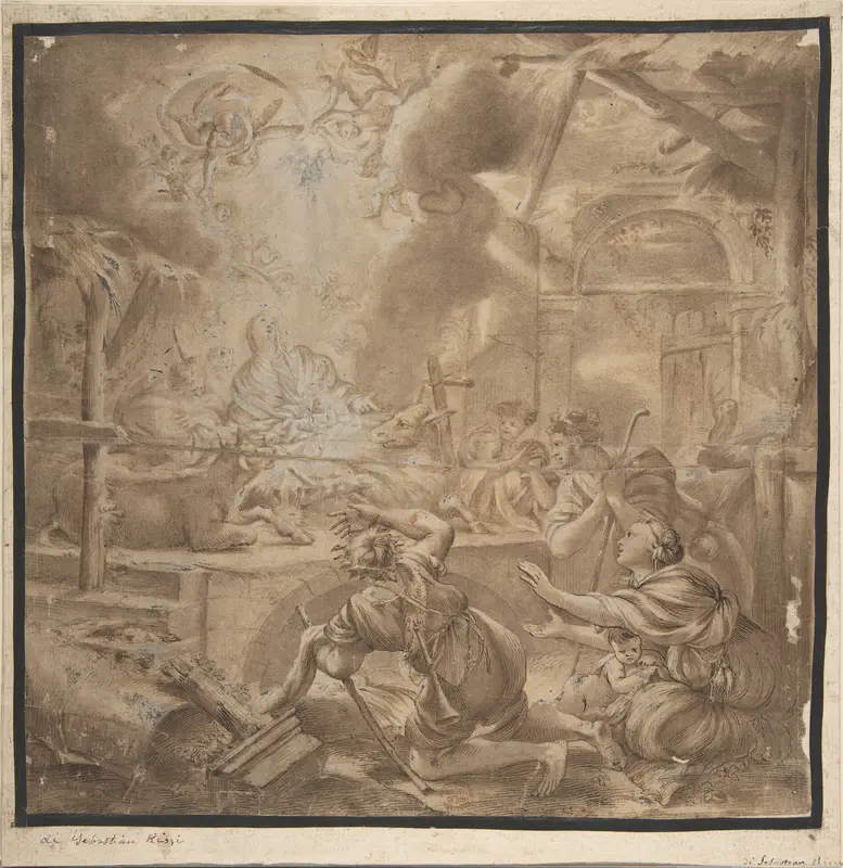 Nativity Wall Art by Anonymous, Italian, Venetian, 18th century - High-Resolution Digital Print