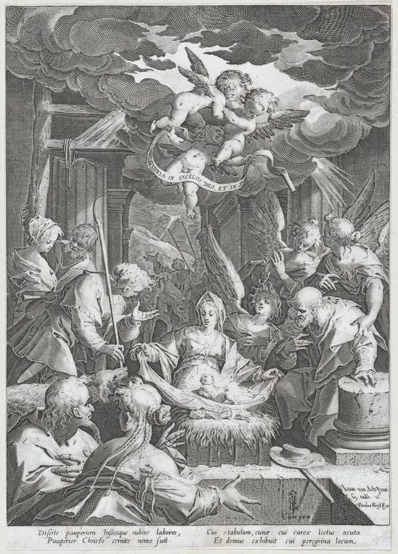Nativity Wall Art by Aegidius Sadeler II - High-Resolution Digital Print