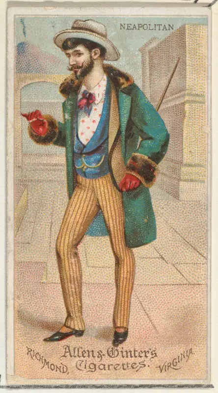 Neapolitan, from World's Dudes series (N31) for Allen & Ginter Cigarettes Wall Art by Allen & Ginter - High-Resolution Digital Print